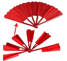 Tek Hamle İle Parçalanıp Geri Toplanabilen Efsane Yelpaze Sihir Oyunu Kırmızı