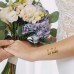 toptan-xml-dropshipping-Tekli Bride Tattoo Model 2 - Altın Yaldız - 5,5 cm x 5,5 cm - Geçici Dövme