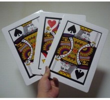 Üç Kart Monte Sihirbazlık Oyunu  Basit Etkileyici sihirbazlık oyunu 0040- 3 Kart Fiyatı