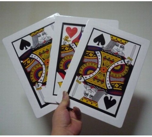 toptan-xml-dropshipping-Üç Kart Monte Sihirbazlık Oyunu  Basit Etkileyici sihirbazlık oyunu 0040- 3 Kart Fiyatı