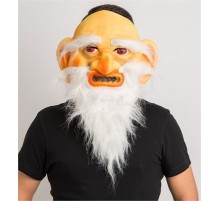 Uzun Ak Sakallı Gulyabani Halloween Maskesi Küçük Boy