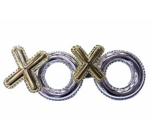 Xoxo Yazılı Yılbaşı Partisi Gözlüğü Gümüş Renk