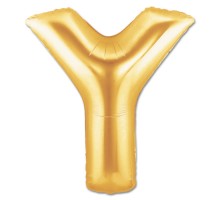 Y Harf Folyo Balon Altın Renk  40 inç