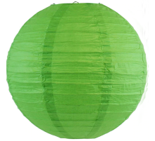 Yeşil Renk Kağıt Süs Japon Fener Dekorasyon Asma Süs 30 Cm