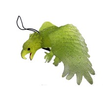 Yeşil Renk Yumuşak Plastik Şaka Kartal Yarasa Anahtarlık Şaka Malzemesi