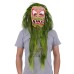 toptan-xml-dropshipping-Yeşil Saçlı Sakallı Bıyıklı Lateks Dişli Korku Hayalet Maskesi