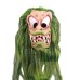 toptan-xml-dropshipping-Yeşil Saçlı Sakallı Bıyıklı Lateks Dişli Korku Hayalet Maskesi
