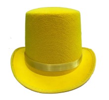 Yetişkin Sihirbaz Fötr Şapka Sarı Renk