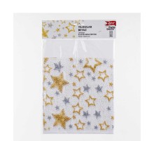 Yıldızlar Beyaz Plastik Masa Örtüsü 120x180 cm