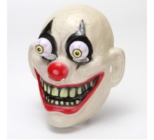 Oynar Gözlü Lastik Aparatlı Plastik Joker Palyaço Korku Maskesi