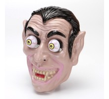 Oynar Gözlü Lastik Aparatlı Plastik Vampir Korku Maskesi