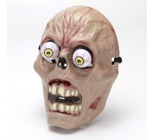 Oynar Gözlü Lastik Aparatlı Plastik Mumya Korku Maskesi