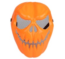 Turuncu Renk Cadılar Bayramı Balkabağı Maskesi