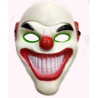 Plastik Joker Maskesi Kel Model Palyaço Maskesi