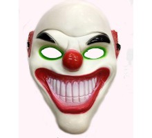 Plastik Joker Maskesi Kel Model Palyaço Maskesi