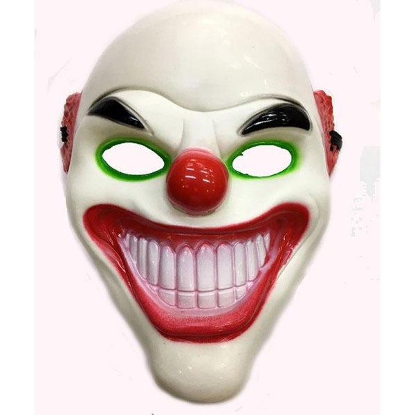 toptan-xml-dropshipping-Plastik Joker Maskesi Kel Model Palyaço Maskesi