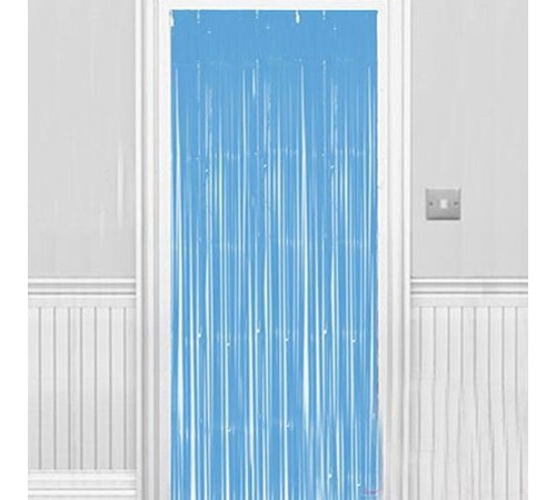toptan-xml-dropshipping-Soft Açık Mavi Renk Duvar ve Kapı Perdesi 100x220 cm