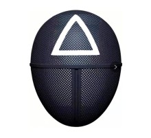 Orjinal Squid Game Maskesi Kalamar Oyun Maskesi Üçgen İthal Ürün