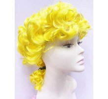 Marquis Baroque Peruk Barok Dönem Yargıç Peruğu Sarı Renk