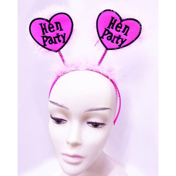 toptan-xml-dropshipping-Otrişli Toz Pembe Renk Bekarlığa Veda Partisi Hen Party Taç