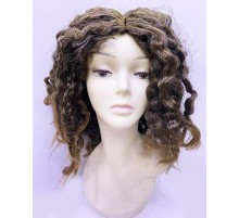 Kahve Renk Dreadlocks Rasta Peruk Kabarık Kirli Peruğu