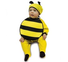 Bebek Boy Arı Kostüm Şapkası ve Önlük Seti