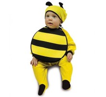 Bebek Boy Arı Kostüm Şapkası ve Önlük Seti