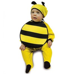 Bebek Boy Arı Kostüm Şapkası ve Önlük Seti