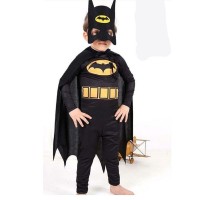 Pelerinli Çocuk Batman Kostümü - Maskeli Batman Kostüm