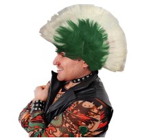 Mohican Mohawk Punk Peruk - 70 li 80 li Yıllar Peruk Model 10