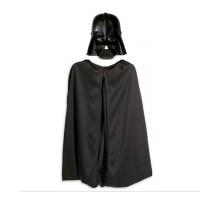 Star Wars Darth Vader Çocuk Pelerin + Pantolon + Maske 3 Parça Kostüm Set