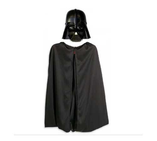 toptan-xml-dropshipping-Star Wars Darth Vader Çocuk Pelerin + Pantolon + Maske 3 Parça Kostüm Set