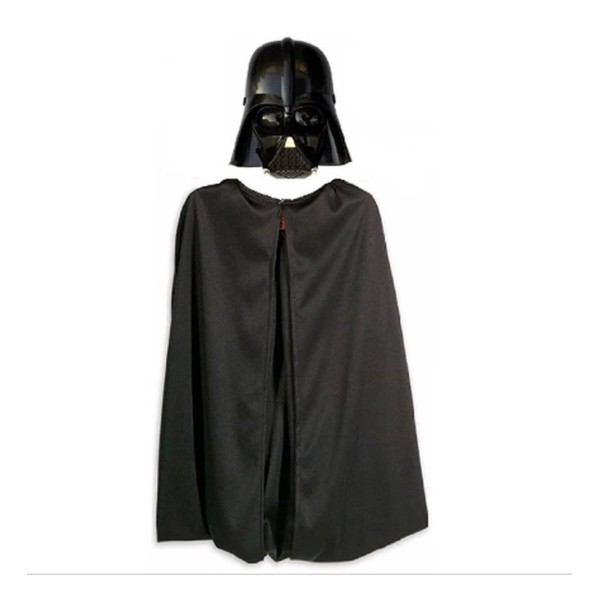 toptan-xml-dropshipping-Star Wars Darth Vader Çocuk Pelerin + Pantolon + Maske 3 Parça Kostüm Set