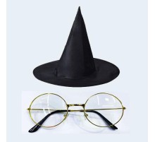 Harry Potter Büyücü Şapkası ve Büyücü Gözlüğü