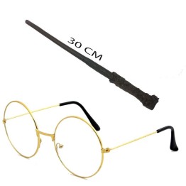 Harry Potter Asası 30 cm ve Harry Potter Gözlüğü Seti