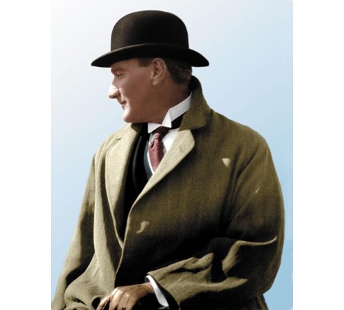toptan-xml-dropshipping-Siyah Renk Atatürk Şapkası