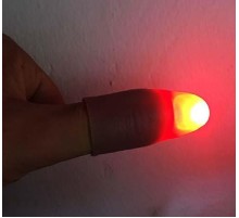 Led Işıklı Renkli Sihirli Parmak Işıklı Parmak Şaka Parmak 1 Adet