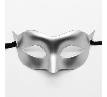 Gümüş Renk Masquerade Kostüm Partisi Venedik Balo Maskesi