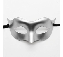 Gümüş Renk Masquerade Kostüm Partisi Venedik Balo Maskesi