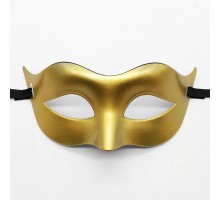 Altın Renk Masquerade Kostüm Partisi Venedik Balo Maskesi