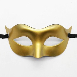 Altın Renk Masquerade Kostüm Partisi Venedik Balo Maskesi