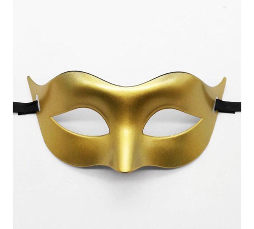 toptan-xml-dropshipping-Altın Renk Masquerade Kostüm Partisi Venedik Balo Maskesi
