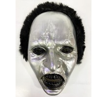 Siyah Saçlı Plastik Michael Myers Maskesi 26x17 cm