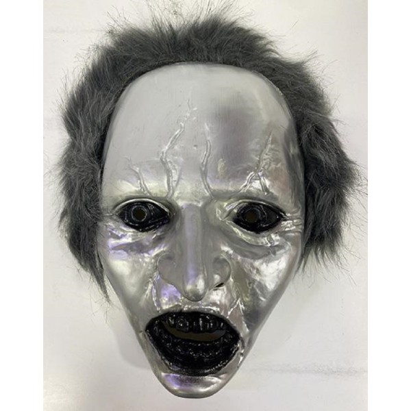 toptan-xml-dropshipping-Gri Saçlı Plastik Michael Myers Maskesi 26x17 cm