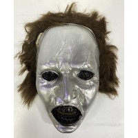Koyu Kahve Saçlı Plastik Michael Myers Maskesi 26x17 cm