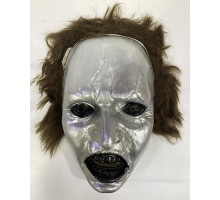 Koyu Kahve Saçlı Plastik Michael Myers Maskesi 26x17 cm