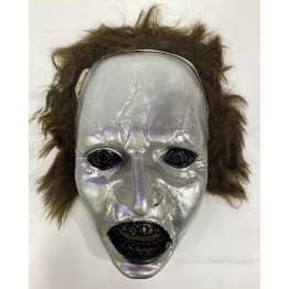Koyu Kahve Saçlı Plastik Michael Myers Maskesi 26x17 cm
