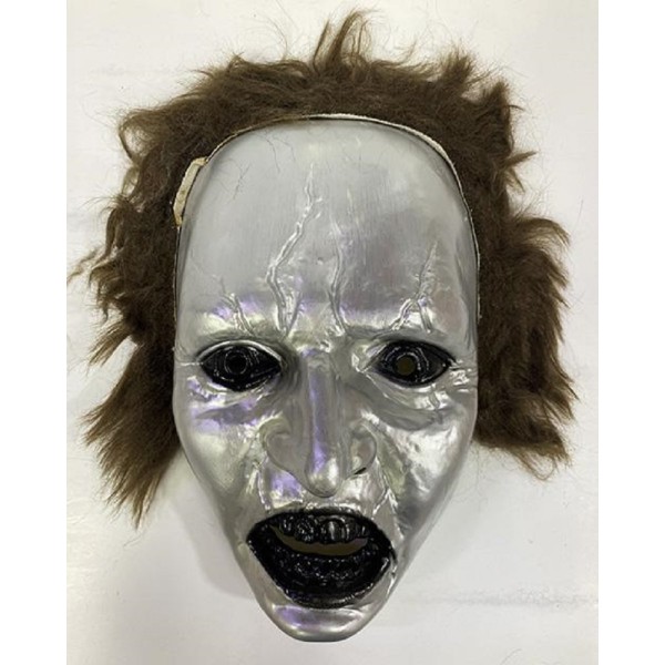 toptan-xml-dropshipping-Koyu Kahve Saçlı Plastik Michael Myers Maskesi 26x17 cm