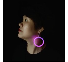 Karanlıkta Parlayan Glow Küpeler Glow Partisi Küpeleri 6 Çift 12 Adet