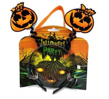 Balkabağı Figürlü Turuncu Renk Parti Tacı 21x24 cm